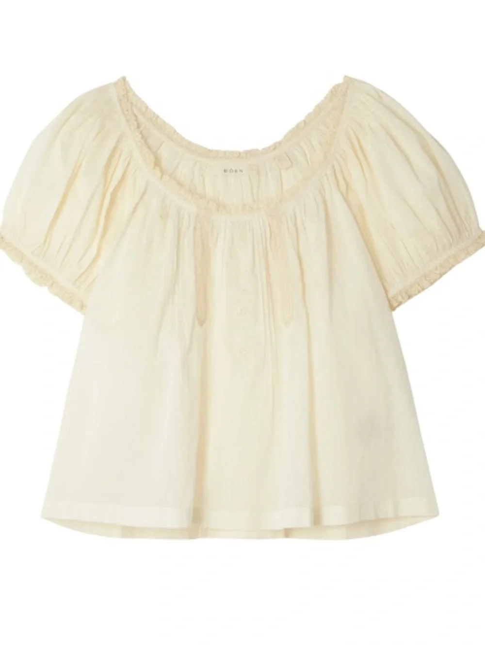 BNWT Doen Frederica Crème Citron - Picture 1 of 5